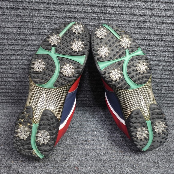 FootJoy Golf Shoes Mens 11.5 REd White Blue MyJoys American Flag Leather main image 13